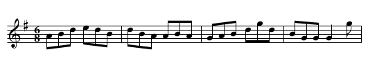 The Further, The Deeper - staff notation