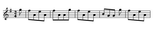 The Fyket. - staff notation