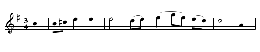 The Gaberlunzie Man - staff notation
