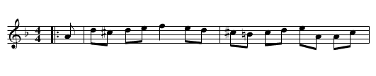 The Gaberlunzie - staff notation