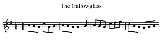 The Gallowglass - staff notation