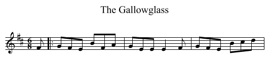The Gallowglass - staff notation