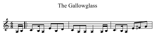 The Gallowglass - staff notation