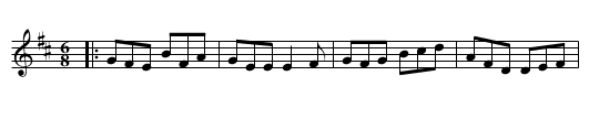 The Gallowglass - staff notation