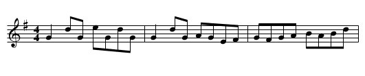 The Galway Rambler - staff notation