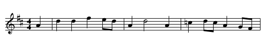 The Gambling Man - staff notation