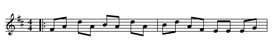 The Game Cock - staff notation