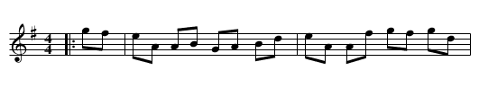 The Gardener's Daughter - staff notation