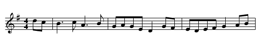 The Gay Leopard - staff notation