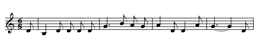 The Gentleman Soldier - staff notation