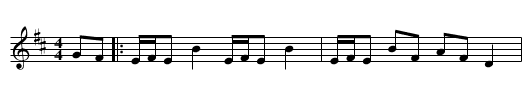 The Gent's Walk - staff notation