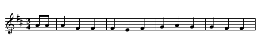 The German Musicianer - staff notation