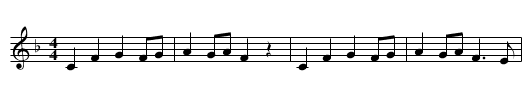 The Gipsy Countess - Lethbridge - staff notation