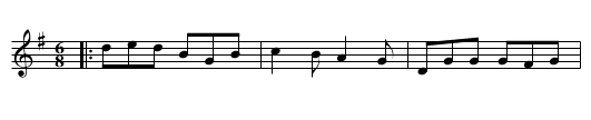 The GIRL IN GREEN - staff notation