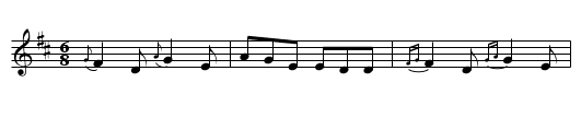 The Girl of the Great House - staff notation