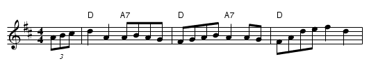 The Girl With The Green Hat On - staff notation