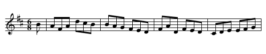 The Girls of Banbridge - staff notation