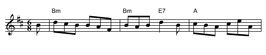 The Glasgow Gaelic Club - staff notation