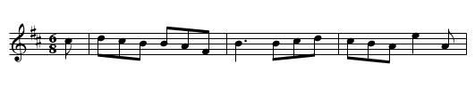 The Glasgow Gaelic Club - staff notation