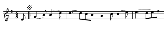 the GLASGOW QUADRILLES No.4.--la Trenise. - staff notation