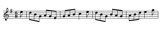 The Glens of Mayo - staff notation