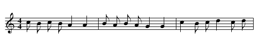 The Glory of the West - staff notation