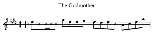 The Godmother - staff notation