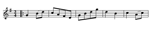 The Gold Ring - staff notation