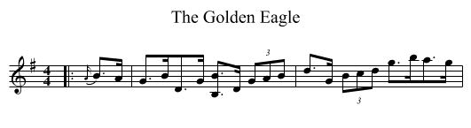 The Golden Eagle - staff notation