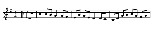 The Golden Gate - staff notation