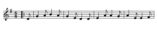 The Golden Pass - staff notation