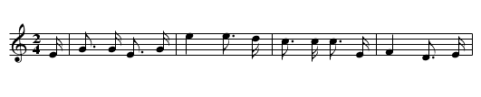 The Golden Vanity - staff notation