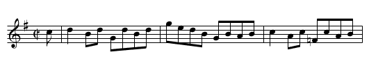 The Golden Wedding - staff notation