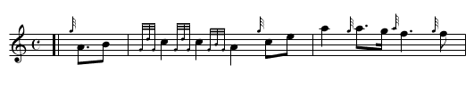 The Gothenburg City Pipeband - staff notation
