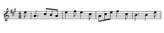 The Govandale Reel - staff notation