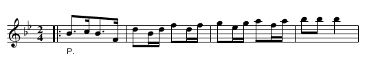 The Graces - staff notation