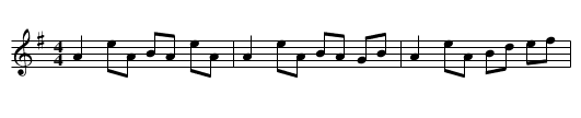 the Gravel Walk - staff notation