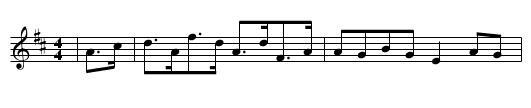 The Great Exhibition Hornpipe - staff notation