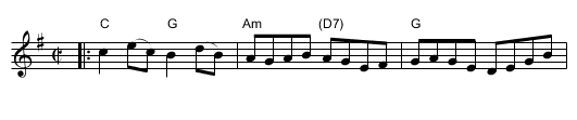 the Green Fields of America - staff notation
