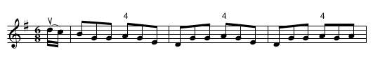 The Green Forever -- Jig - staff notation