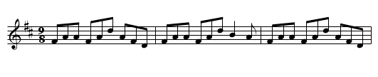 The Green Gates - staff notation