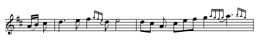 The Green Linnet - staff notation