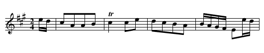 The green Room - staff notation