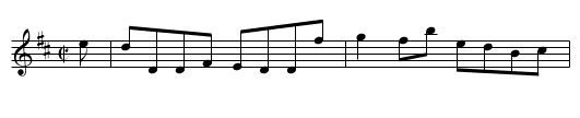 The Green Tree - staff notation