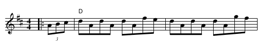 The Green Willis - staff notation