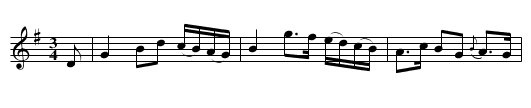 the Green Woods of Truigha - staff notation
