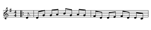 The Greenwood Lasses - staff notation