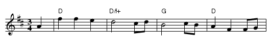 The Greenwood Tree - staff notation