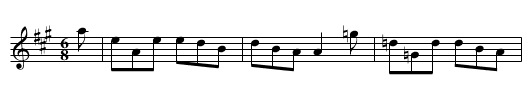 The GREY BUCK - staff notation