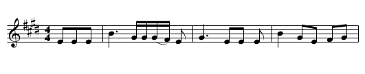 The Grey Funnel Line - staff notation